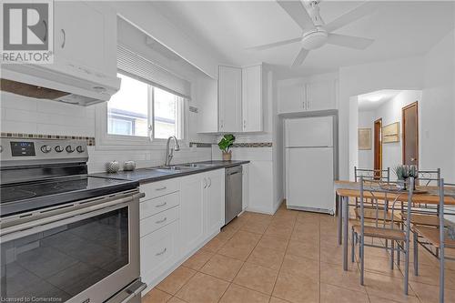 49 Cheryl Avenue, Hamilton, ON - Indoor Photo Showing Kitchen With Double Sink