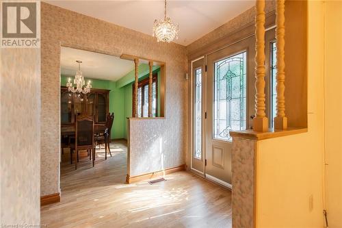 View of Foyer from Living Room - 405 Inverness Avenue E, Hamilton, ON - Indoor Photo Showing Other Room