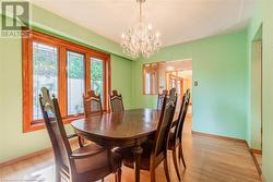 Dining Room with Triple Window - 