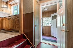 View From Kitchen, Basement Staircase to MudRoom - 