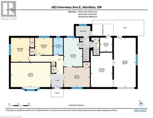 Floor plan Main level - 405 Inverness Avenue E, Hamilton, ON - Other