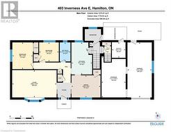 Floor plan Main level - 