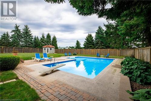 534 Concession 8 Road E, Hamilton, ON - Outdoor With In Ground Pool With Deck Patio Veranda With Backyard