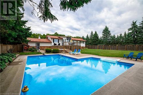 534 Concession 8 Road E, Hamilton, ON - Outdoor With In Ground Pool With Backyard