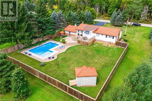 534 Concession 8 Road E, Hamilton, ON - Outdoor With In Ground Pool With Backyard