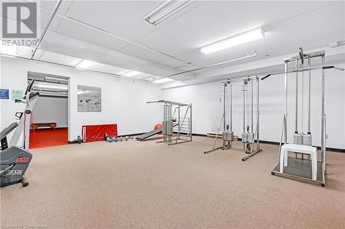 99 Donn Avenue Unit# 708, Stoney Creek, ON - Indoor Photo Showing Gym Room