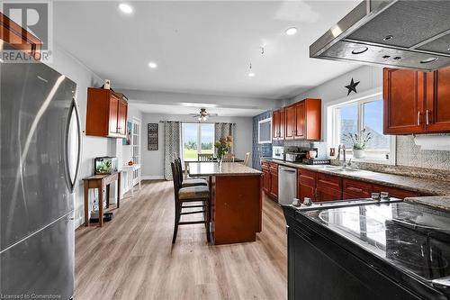 435 Highway 54 Road, Brantford, ON - Indoor Photo Showing Kitchen With Double Sink