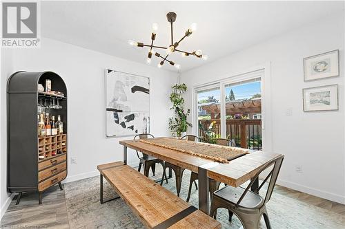 80 Huxley Avenue S, Hamilton, ON - Indoor Photo Showing Dining Room