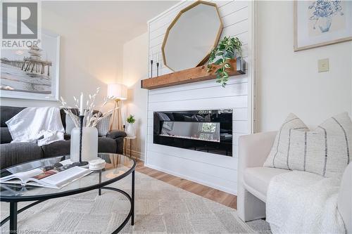 344 East 12Th Street, Hamilton, ON - Indoor Photo Showing Living Room With Fireplace