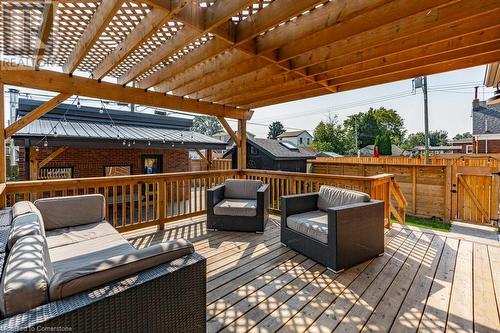 132 Weir Street N, Hamilton, ON - Outdoor With Deck Patio Veranda With Exterior