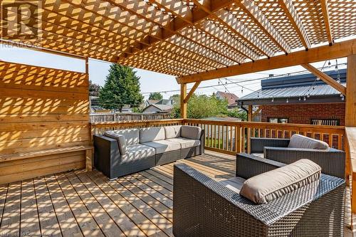 132 Weir Street N, Hamilton, ON - Outdoor With Deck Patio Veranda With Exterior