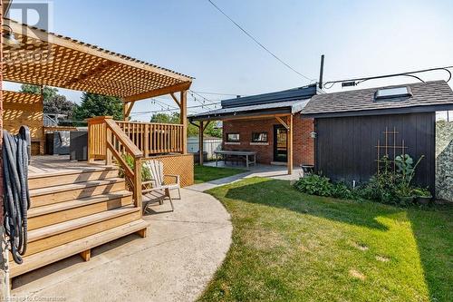 132 Weir Street N, Hamilton, ON - Outdoor With Deck Patio Veranda