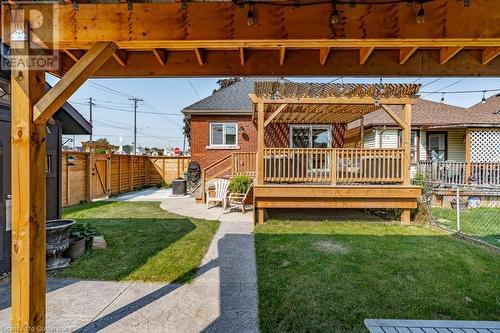 132 Weir Street N, Hamilton, ON - Outdoor With Deck Patio Veranda