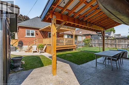 132 Weir Street N, Hamilton, ON - Outdoor With Deck Patio Veranda With Exterior