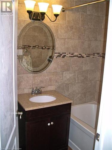 Post Reno Pictures - 24 Carrick Avenue, Hamilton, ON - Indoor Photo Showing Bathroom