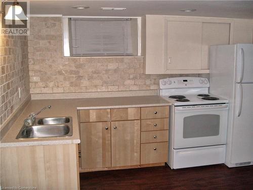 Post Reno Pictures - 24 Carrick Avenue, Hamilton, ON - Indoor Photo Showing Kitchen With Double Sink