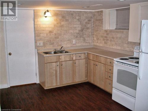 Post Reno Pictures - 24 Carrick Avenue, Hamilton, ON - Indoor Photo Showing Kitchen With Double Sink