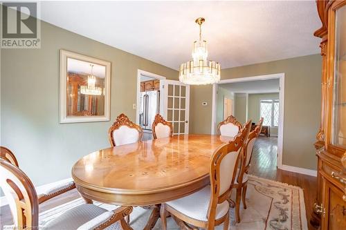 58 Galley Road, Ancaster, ON - Indoor Photo Showing Dining Room