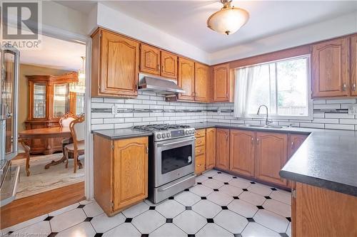 58 Galley Road, Ancaster, ON - Indoor Photo Showing Kitchen With Double Sink