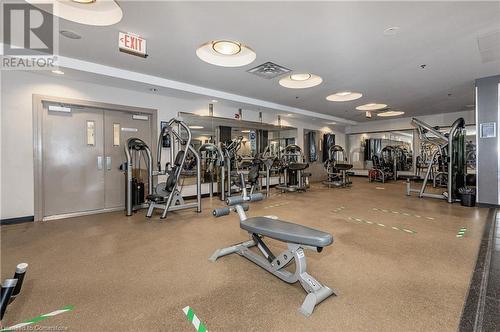 Gym - 60 Absolute Avenue Unit# 3004, Mississauga, ON - Indoor Photo Showing Gym Room