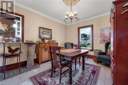 420 Ridge Road, Hamilton, ON - Indoor Photo Showing Dining Room