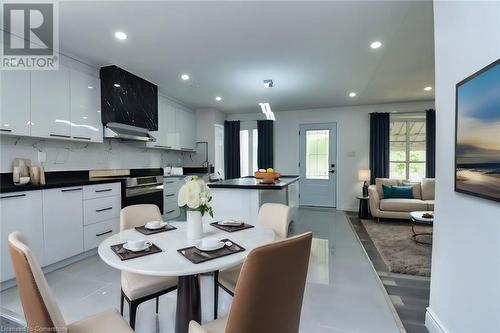 Virtually Staged - 264 St Andrews Drive, Hamilton, ON - Indoor Photo Showing Dining Room