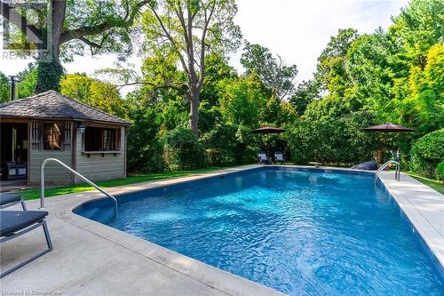 431 Patricia Drive, Burlington, ON - Outdoor With In Ground Pool With Backyard