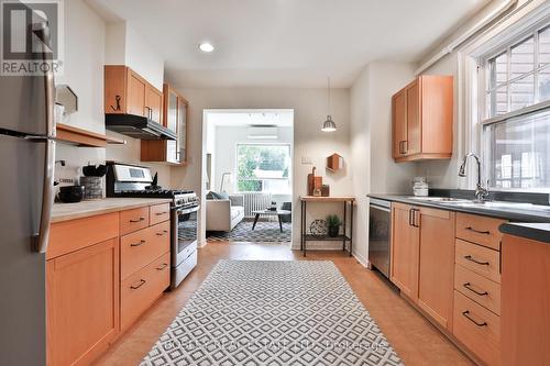 40 Borden Street, Toronto, ON - Indoor Photo Showing Kitchen With Stainless Steel Kitchen