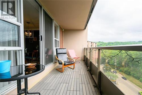 1966 Main Street W Unit# 1404, Hamilton, ON - Outdoor With Balcony With Exterior