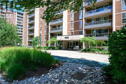 1966 Main Street W Unit# 1404, Hamilton, ON - Outdoor With Balcony With Facade