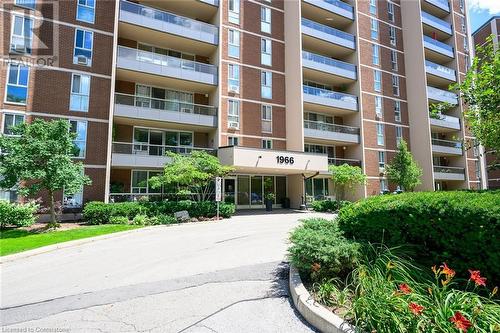 1966 Main Street W Unit# 1404, Hamilton, ON - Outdoor With Balcony With Facade