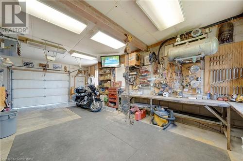 Shop - 625 Golf Club Road, Hamilton, ON - Indoor Photo Showing Garage