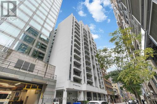 601 - 30 Hayden Street, Toronto, ON - Outdoor With Balcony With Facade