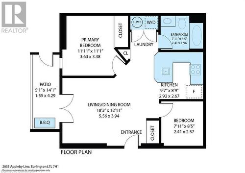 Buyer to verify measurements - 2055 Appleby Line Unit# 108, Burlington, ON - Other