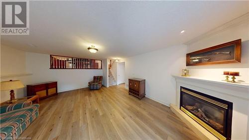 Family Room - 14 Hope Avenue, Virgil, ON - Indoor Photo Showing Other Room With Fireplace