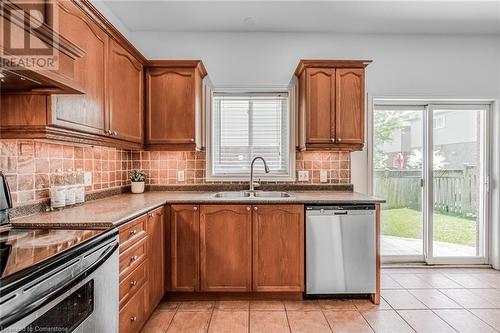 5228 Garland Crescent, Burlington, ON - Indoor Photo Showing Kitchen With Double Sink