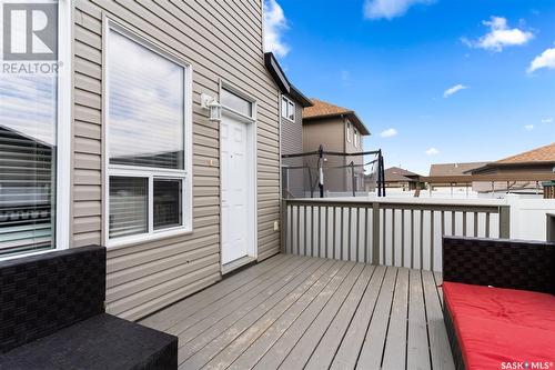 8822 Hincks Lane, Regina, SK - Outdoor With Deck Patio Veranda With Exterior