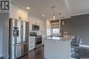 308 2800 Lakeview Drive, Prince Albert, SK  - Indoor Photo Showing Kitchen With Stainless Steel Kitchen With Upgraded Kitchen 