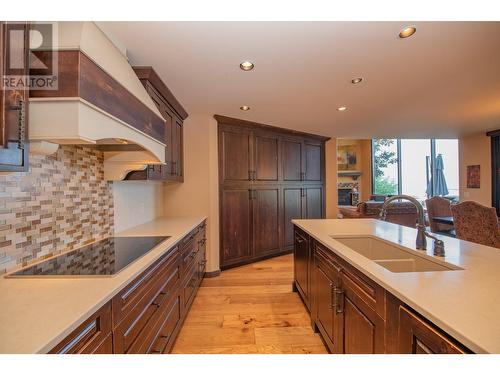 8595 Okanagan Landing Road, Vernon, BC - Indoor Photo Showing Kitchen With Double Sink