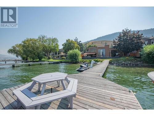 8595 Okanagan Landing Road, Vernon, BC - Outdoor With Body Of Water With Deck Patio Veranda