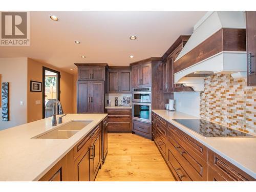 8595 Okanagan Landing Road, Vernon, BC - Indoor Photo Showing Kitchen With Double Sink