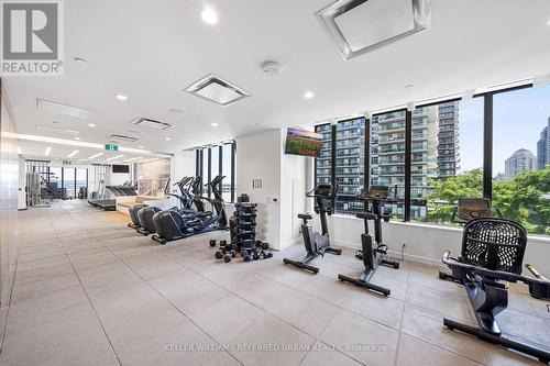 905 - 70 Annie Craig Drive, Toronto, ON - Indoor Photo Showing Gym Room