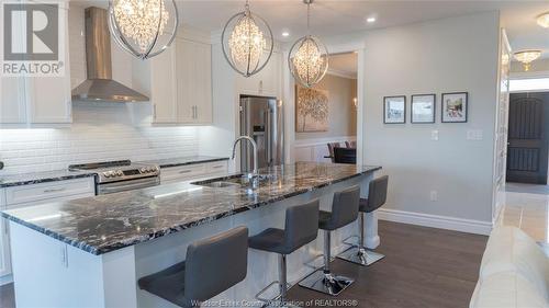 1866 Queens Valley Drive, Kingsville, ON - Indoor Photo Showing Kitchen With Double Sink With Upgraded Kitchen