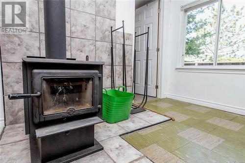 2278C Bass Lake Road, Espanola, ON - Indoor With Fireplace