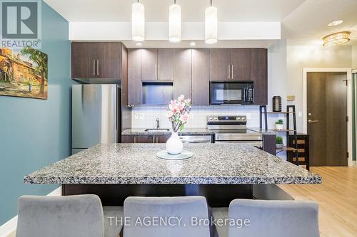 905 - 28 Linden Street W, Toronto (North St. James Town), ON - Indoor Photo Showing Kitchen With Upgraded Kitchen