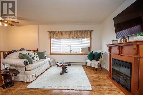 30 - 115 Mary Street W, Kawartha Lakes (Lindsay), ON - Indoor Photo Showing Living Room With Fireplace