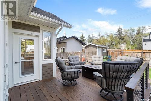 1027 15Th Street E, Saskatoon, SK - Outdoor With Deck Patio Veranda With Exterior