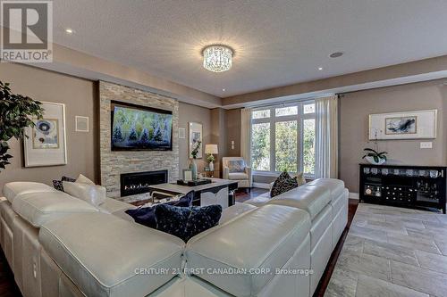 1056 Loft Court, London, ON - Indoor Photo Showing Living Room With Fireplace