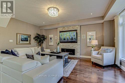 1056 Loft Court, London, ON - Indoor Photo Showing Living Room With Fireplace