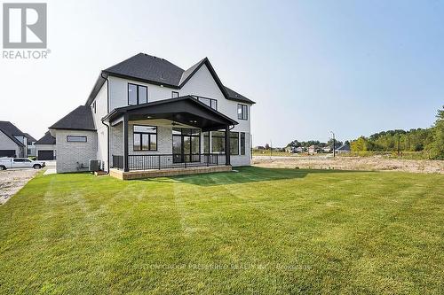 REAR OF HOME - 868 Eagletrace Drive, London, ON - Outdoor With Deck Patio Veranda